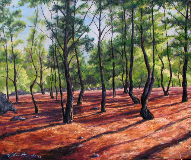 bosque NAMORA Oil Canvas Landscaping