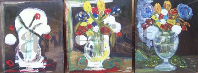 Tríptico de Flores
