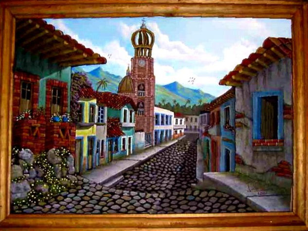 Puerto Vallarta Acrílico Tabla Paisaje