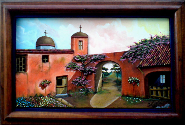 El callejon Acrylic Panel Landscaping