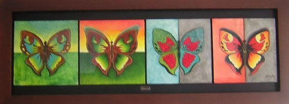 MARIPOSAS  DE COLORES