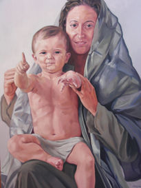 María con el Niño