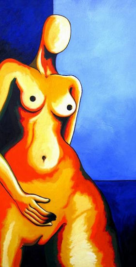 No. 10 Acrylic Canvas Nude Paintings