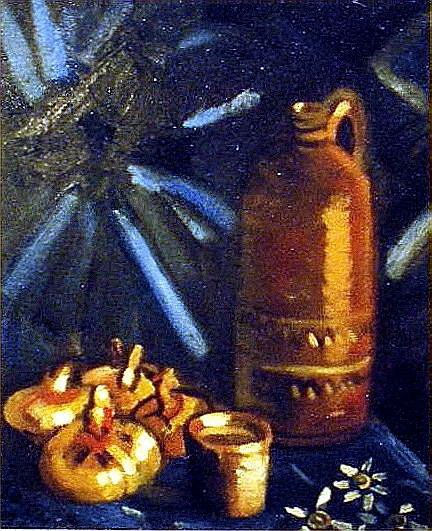 NATUREZA MORTA III Oil Canvas Still Life Paintings