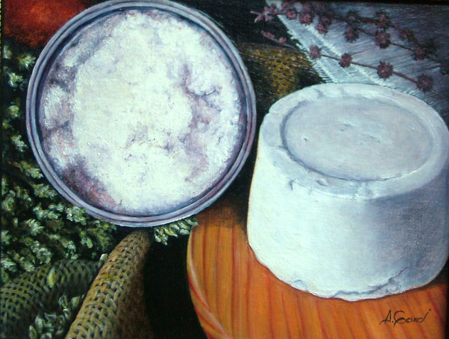 queso fresco Oil Canvas