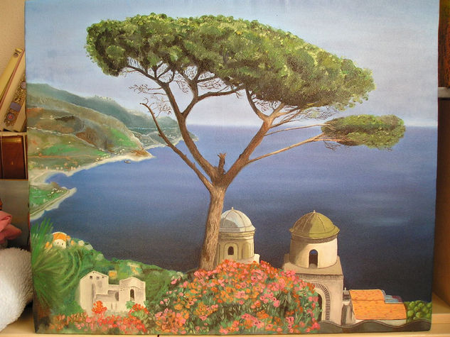 costa italiana Oil Canvas