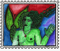 2008 - yemanya stamp