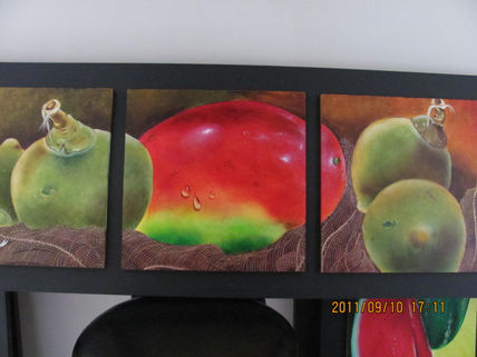 Zapotes y mango