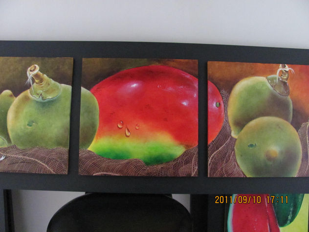 zapotes y mango
