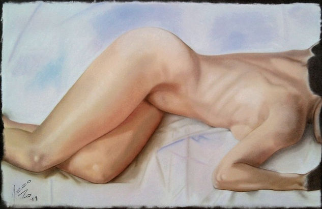 Desnudez Pastel Papel Desnudos