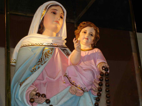 Imagen de la Virgen...