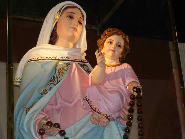 Imagen de la Virgen del Rosario