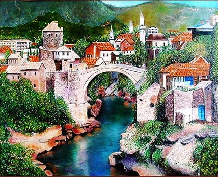 The old city of Mostar