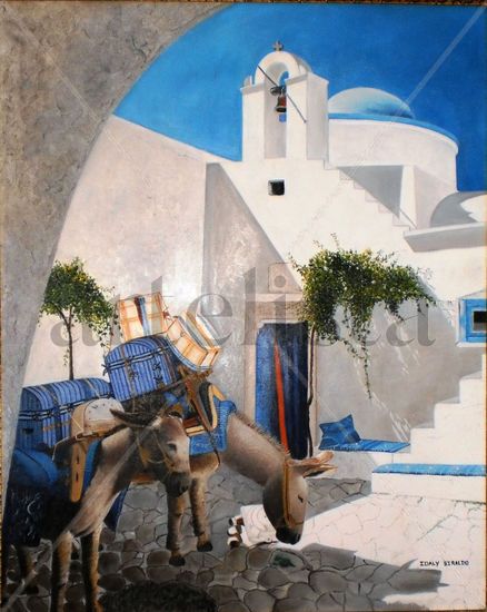 Paros (Greece) Oil Canvas Landscaping