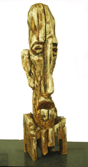 Esmirriado Madera Figurativa