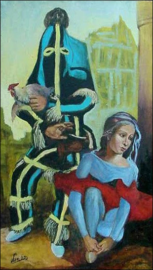 Danzantes cubanos Oil Canvas