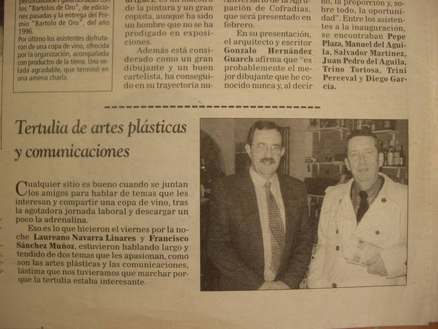CRITICA-TERTULIA ENTRE UN INGENIERO Y UN PINTOR.