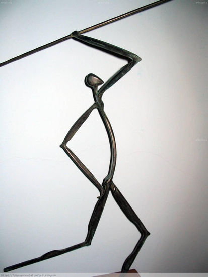 escultura  jabalina Metal Figurative