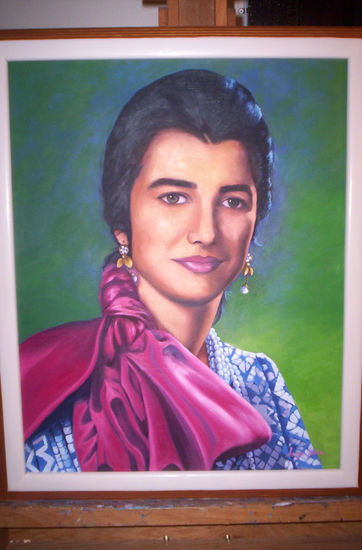 retrato de mujer Óleo Lienzo Paisaje