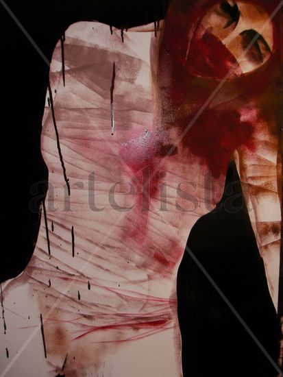 il mio sangue Industrial Paper Figure Painting