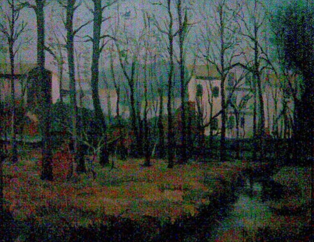 Bosque Óleo Lienzo Paisaje