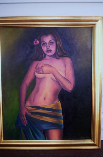 mujer bonita-2 Oil Canvas Nude Paintings