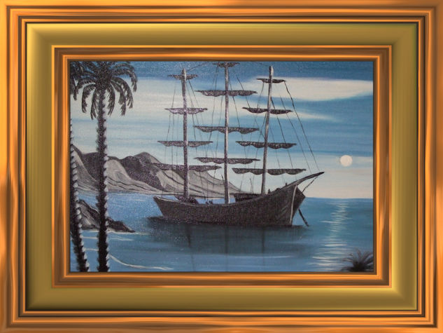 velero Oil Canvas Marine Painting