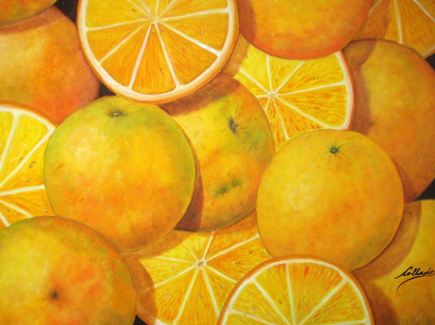 naranjas  dulces Oil Canvas Still Life Paintings