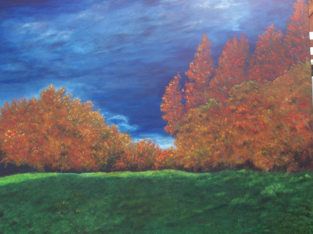 Arbustos III Oil Canvas Landscaping