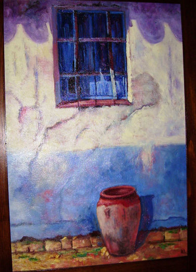 La ventana Oil Canvas Landscaping