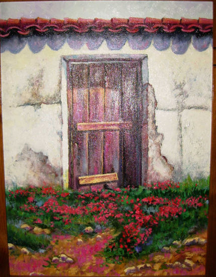 La Puerta Oil Canvas Landscaping