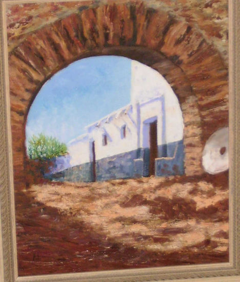 molino abderitano Oil Canvas Landscaping