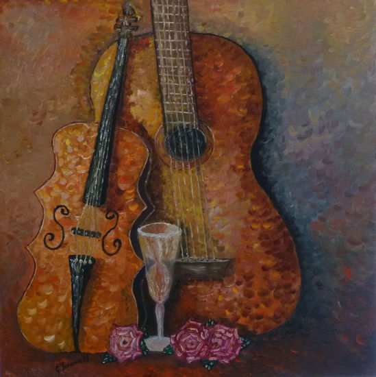 Amor y Poesia Oil Canvas Others