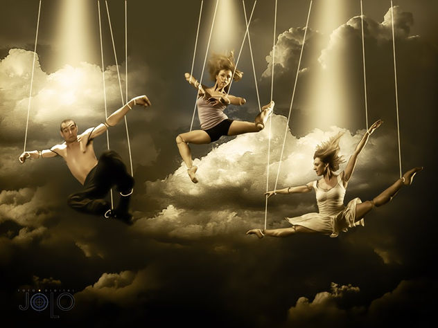 titeres volando