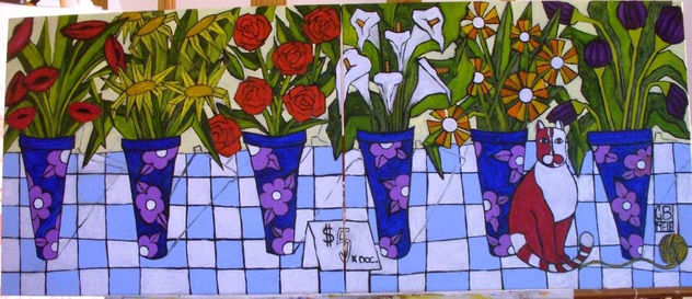 El  gato de la tienda de flores