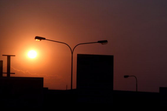atardecer