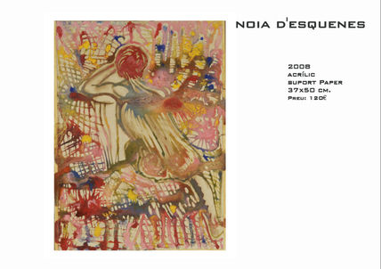 Noia d'esquenes