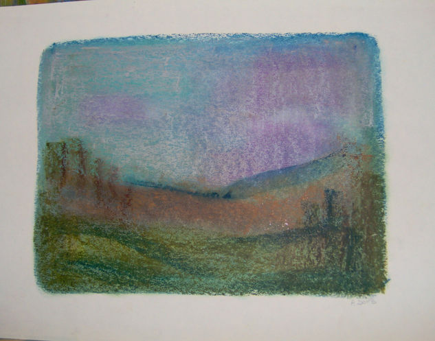 "PAISAJE NORTEÑO" Pastel Paper Landscaping