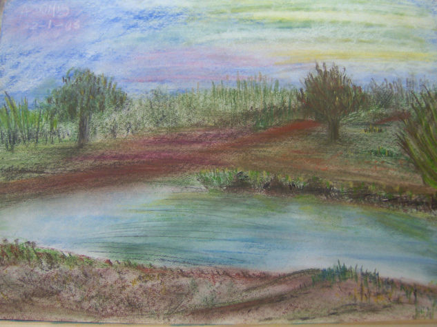 "EL RIACHO" Pastel Card Landscaping