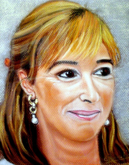 Autorretrato Pastel Cartulina Retrato