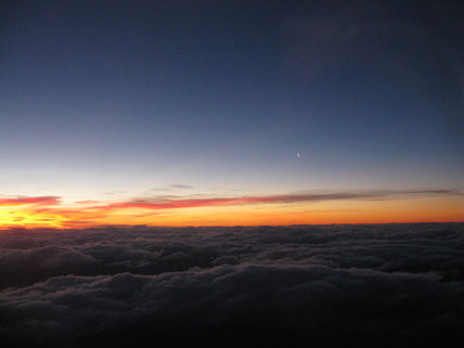En el  avion