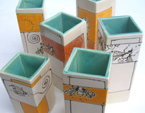 Square Vases II