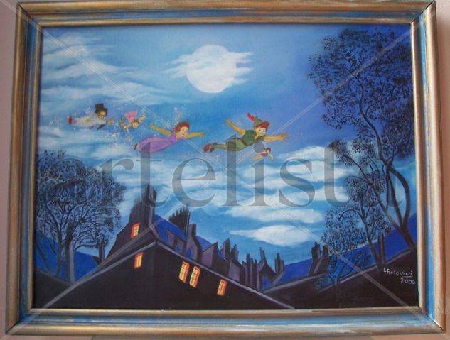 EL MUNDO DE PETER PAN Oil Canvas Others