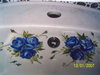 "LAVABO ROSE BLU"...