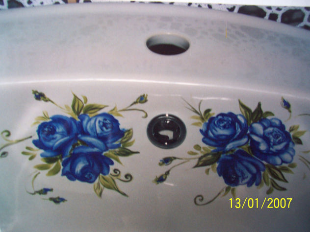 "LAVABO ROSE BLU" (dettaglio - detail)
