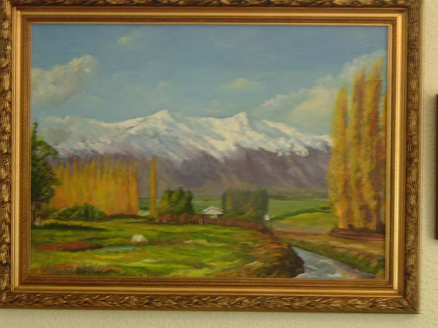 Paisaje de Melipilla Oil Canvas