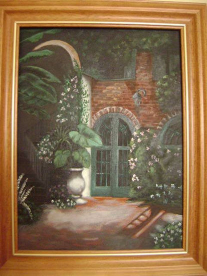 patio Oil Canvas Landscaping