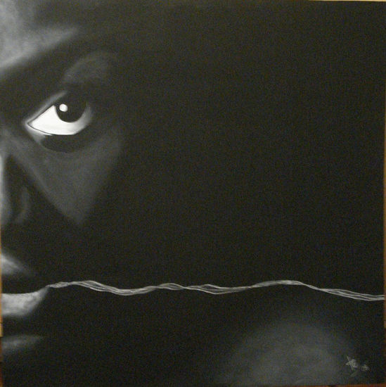 sin titulo Acrylic Panel Portrait