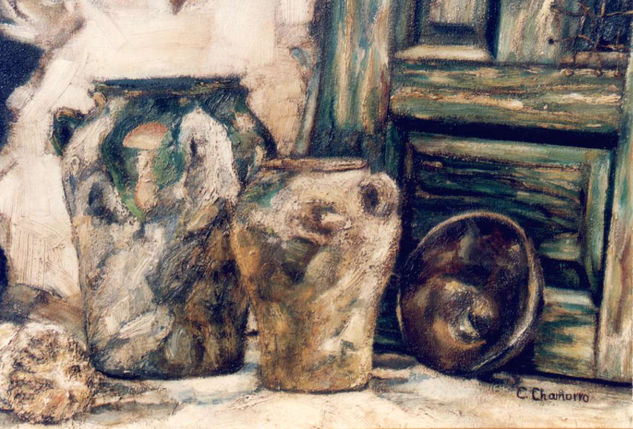 LA PATINA DEL TIEMPO Oil Canvas Still Life Paintings