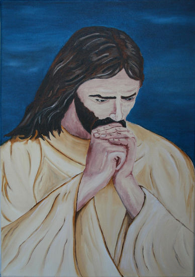 JesuCristo Oil Canvas Portrait